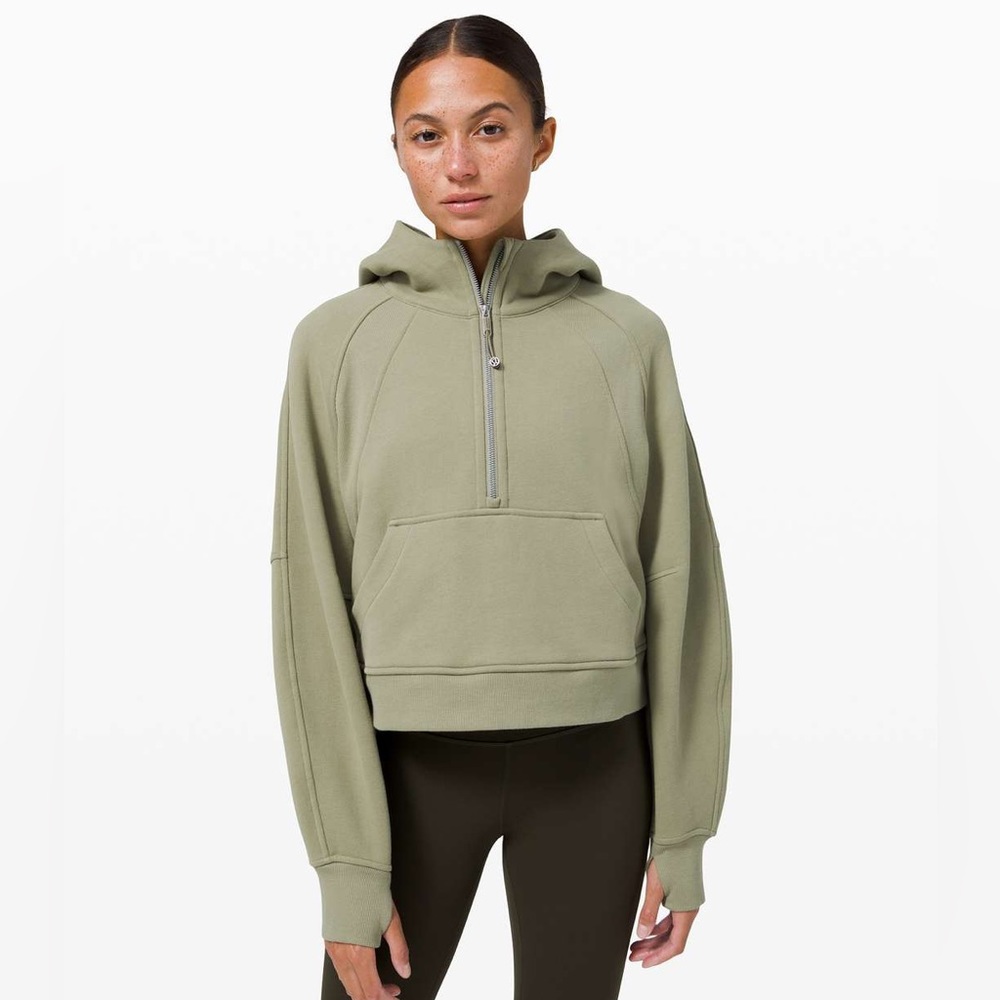 Lululemon oversized scuba half zip hoodie